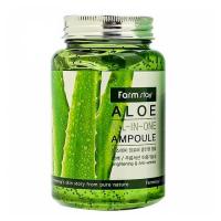 Многофункциональная увлажняющая ампульная сыворотка с экстрактом алоэ Farm Stay Aloe All-In One Ampoule