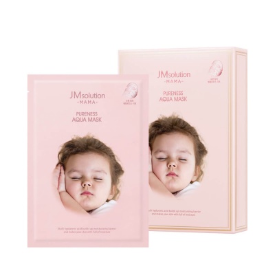 Гипоаллергенная тканевая маска для увлажнения кожи JMSolution Mama Pureness Aqua Mask