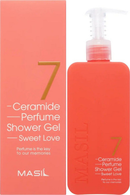 Гель для душа парфюмированный Masil 7 Ceramide Perfume Shower Gel (Sweet Love) 300 ml